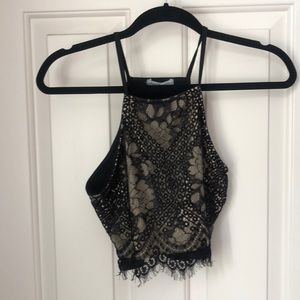 Lacy crop top